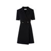 Langzi Hepburn Style Short Sleeve Suit Dress