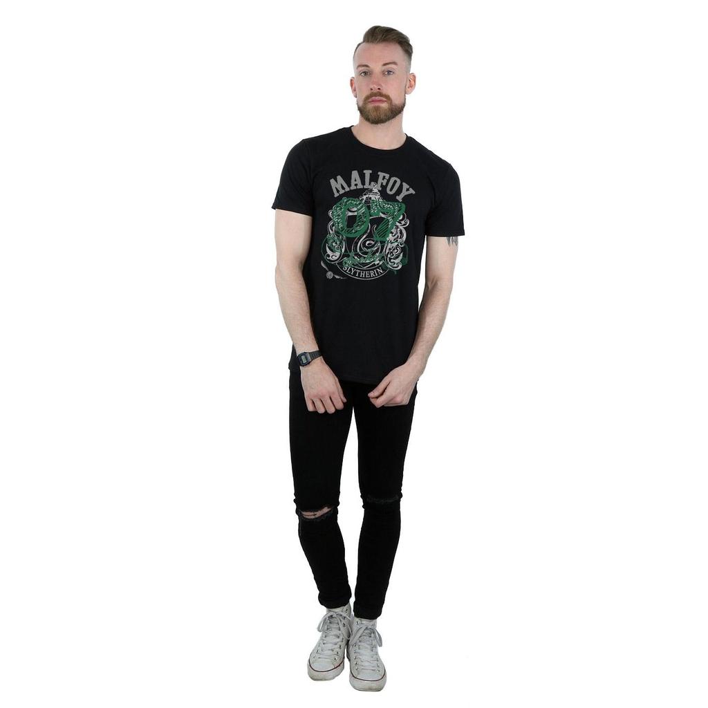 HARRY POTTER Mens Seeker Draco Malfoy Cotton T-Shirt
