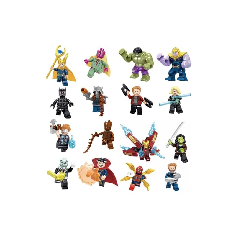 Avengers Blocks Marvel Iron Man Toys Birthday Gift for Boys Building Blocks [16 Blocks]