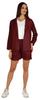 Inkmeso Elegant Shrug  & Shorts Set For Women  s 3 Piece Outfits Loungewear Summer