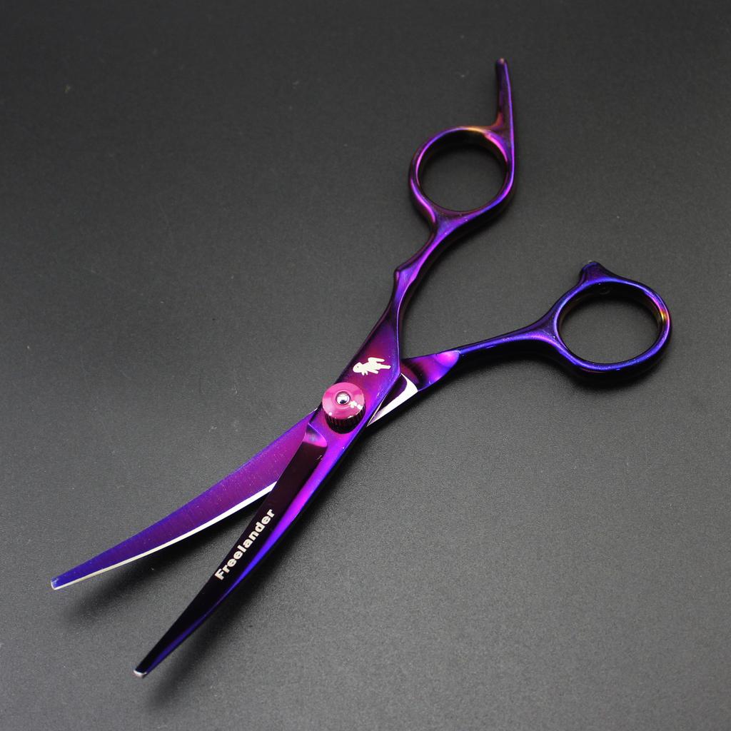6 Inches 7 Inches, Purple, Hand Shape, Pet Scissors, Beauty Scissors, Straight Scissors, Tooth Scissors, Thin Scissors and Curved Scissors.