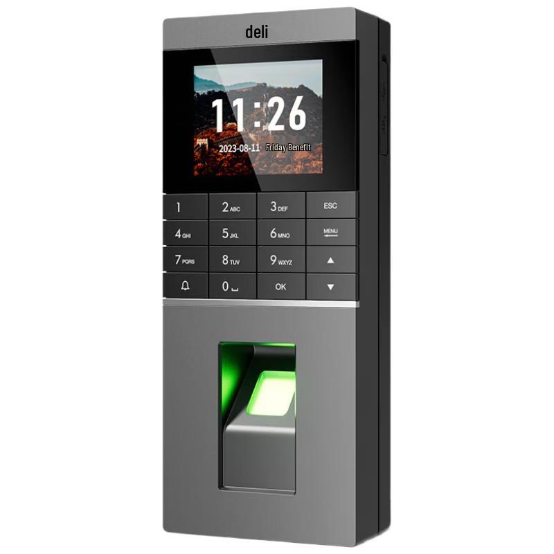 Deli Smart Biometric Time Clock & Access Control Terminal