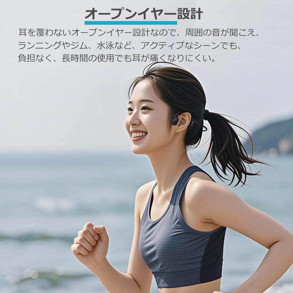 IP68 Waterproof Swimming Bluetooth Underwater MP3 Wireless Earbuds with 8 Hours of Continuous 32GB Up To Perfect for and Walking Earphones,