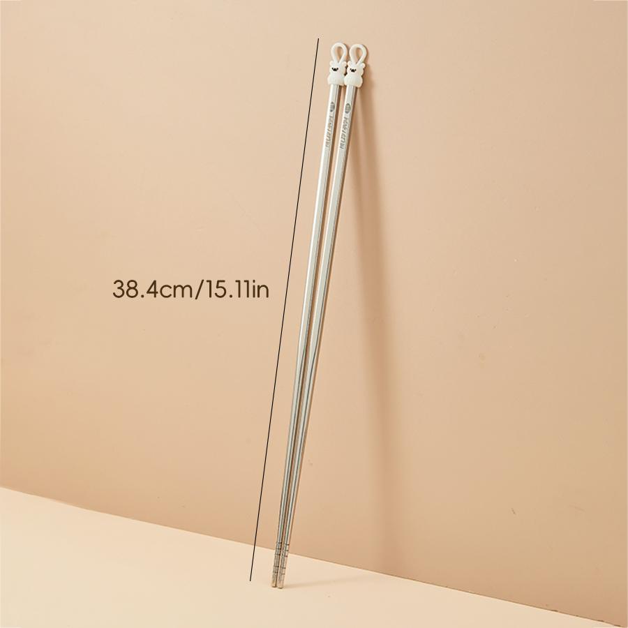 Hängende Verlängerte Essstäbchen 316 Edelstahl Chinesische Essstäbchen Für Frittiertes Essen Heißer Topf Verbrühschutz Sushi Stäbchen Kochwerkzeuge