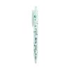 Overglad Panda! Panda! Frost Ballpoint Pen Green PNN-123 Parent and Child Scene, Pan-chan, Papa-panda, Total Length 135mm, ABS Resin, Ink Color: