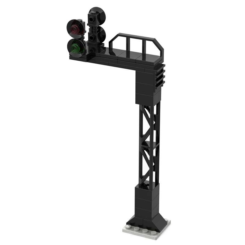 MOC DIY Accessori Parti Piastra Scena Città Blocchi da Costruzione Tronco d'Albero Recinzione Ringhiera Lampione Stradale Semaforo Base Giocattolo A037