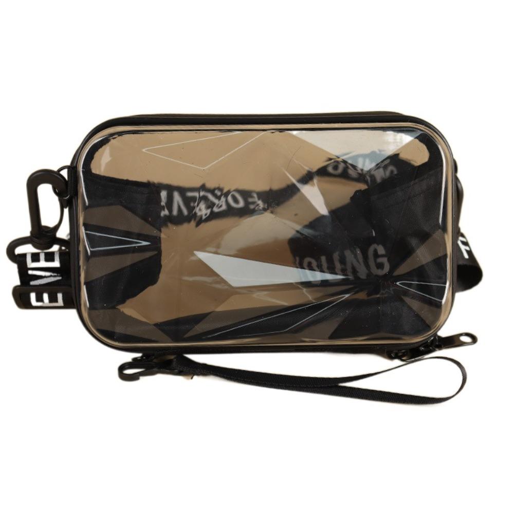 

Mini Suitcase Shape Women s Bag Korean Style Single Shoulder Bag Solid Color Handbag Travel чёрный