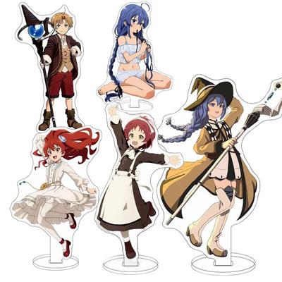 Anime Mushoku Tensei: Jobless Reincarnation Rudeus Greyrat Acrylic Stand Figure Collection Anime Model Gifts Desk Decor Cosplay