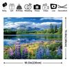 2D Alpine Scenery Banner for Outdoor Events, Festival Decoration and Nature Shoots