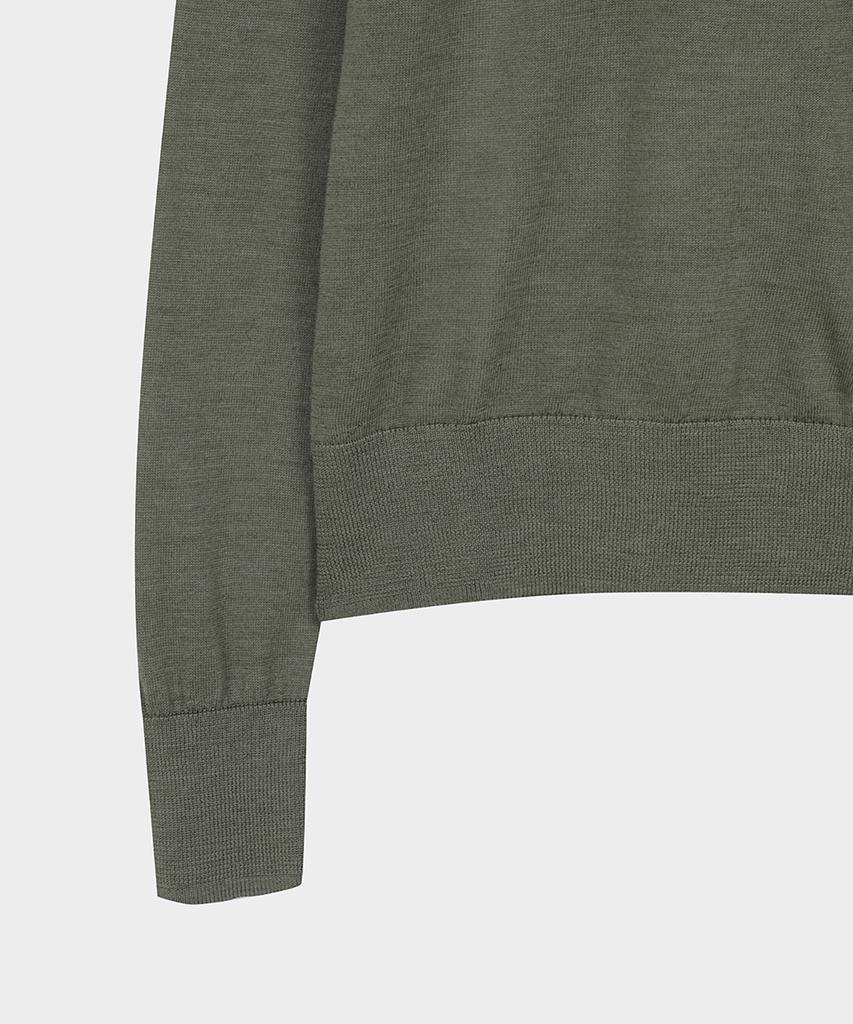 BROOKS BROTHERS [Women'S] Merino Wool Turtleneck Sweater (Green) (Bbwuwf4032Ief)