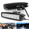 2PCS 18w 6 LED Car Work Light DRL Spotlight High Bright Waterproof Auto Offroad SUV Truck Headlights Driving Lamp 12V 24V 6000K