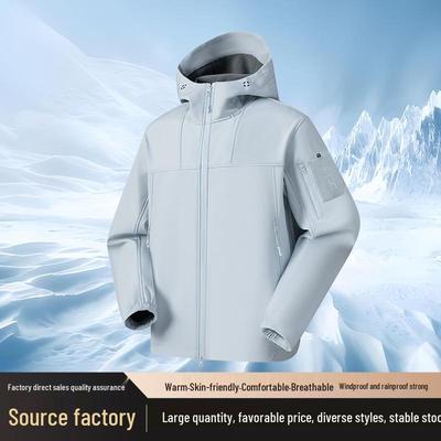 Outdoor Lightweight Softshell Jacket - Men's & Women's Windproof, Wear-Resistant, Breathable Hiking Jacket