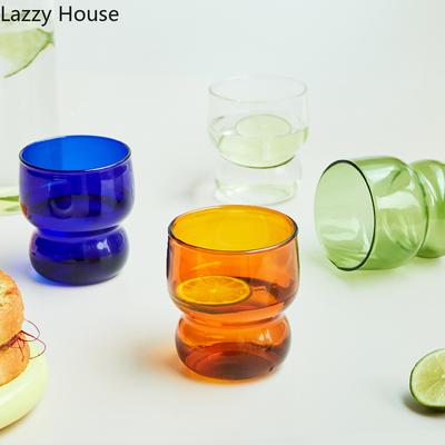 Taza de Leche de Vidrio de Borosilicato de Colores Taza de Agua Taza de Café Vasos de Desayuno Vajilla Taza de Café 200ml