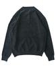 ANALOG MOOD Velour Refined Henley Neck Round Knit (Charcoal)