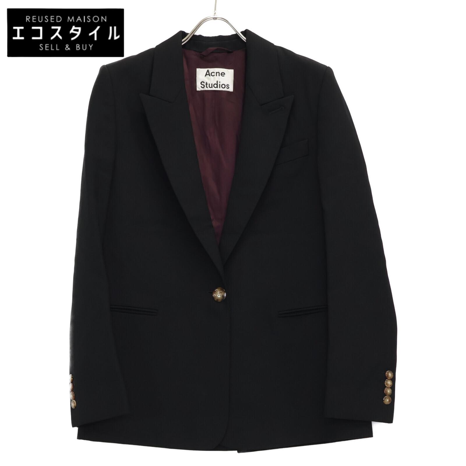 

ACNE STUDIOS Black 1B Tailored Jacket Jacket 36 blackUsed