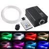 500 Stück 16W RGBW Haus Dach Decke Sternenlicht Doppelkopf Auto Sternenhimmel Musiksteuerung Auto Dach Stern Glasfaser Stern Decken Kit