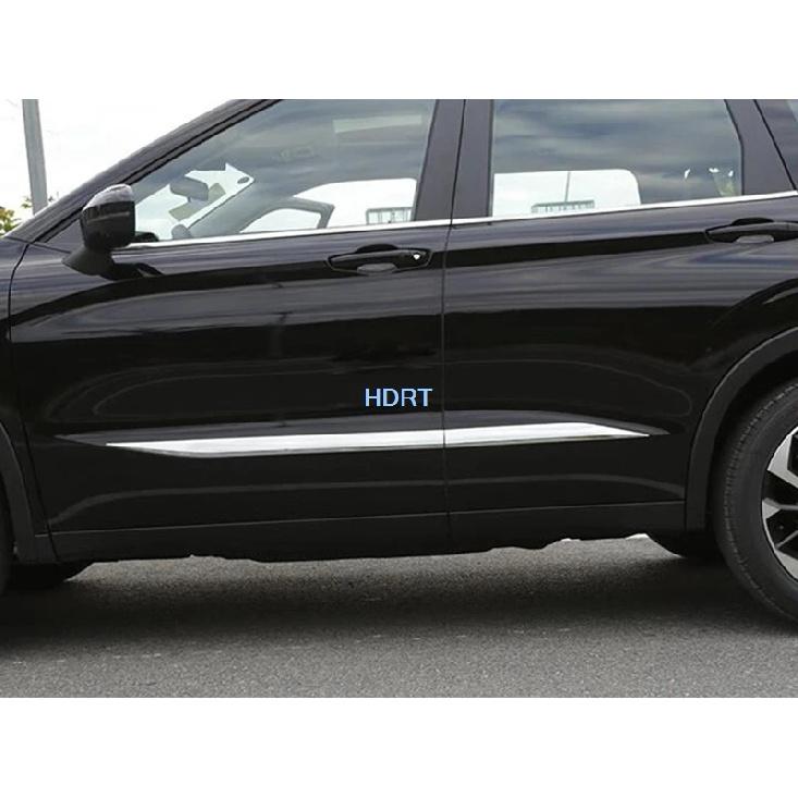 Exterior Sticker Protector Accessories Car Styling Side Door Edge Trim Strip Body Molding Cover For Mitsubishi Outlander  +