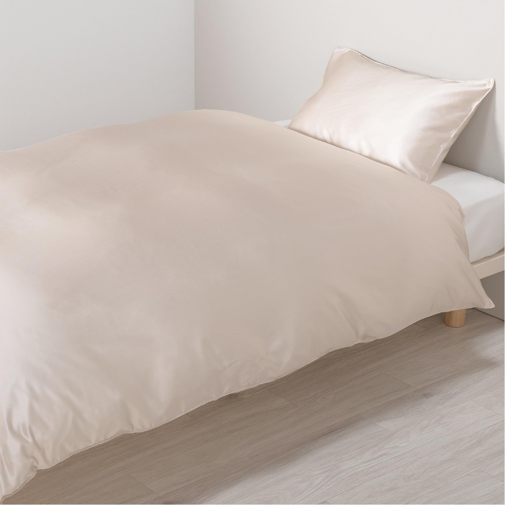 

nishikawa newmine Silk Blend Duvet Quick Fully Opening Double Easy to Convenient to Beauty Satin Made in PI03400696 [Nishikawa] Cover, Single, золотий