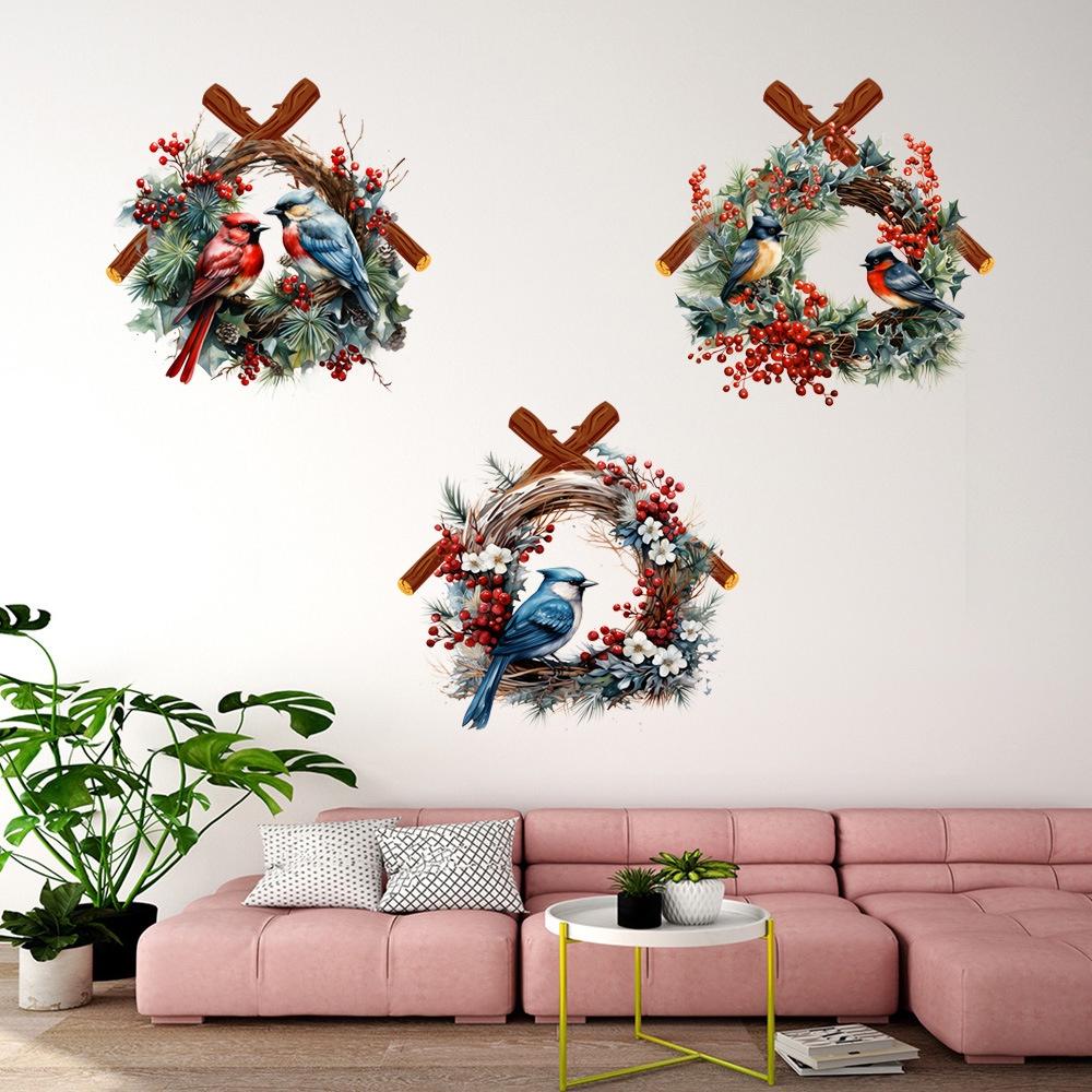 

Наклейки на стену с изображением ветки птицы, клетки сороки, гостиной, спальни, прихожей, съемные самоклеящиеся наклейки, наклейки