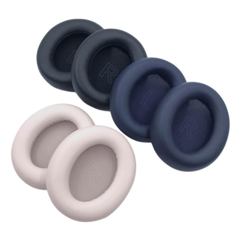 1Pair Earpads Protein Leather Ear Pad Ear Cushions Cover Memory Foam Earmuffs for Life Q30/Q35 Headsets