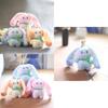 Cute Plush Bunny Keychain Adorable Soft Stuffed Animal For Backpacks And Bags