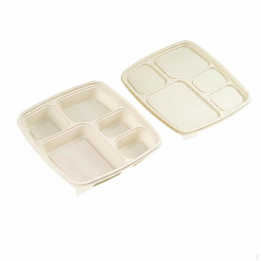 Biodegradable Corn Lunch Box Takeout Food Container Packaging