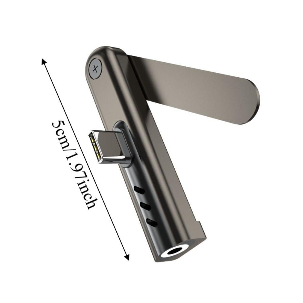 Rotating 360 Bracket USB C Adapter Fast Power Delivery Fast Charging Adapter For Phones