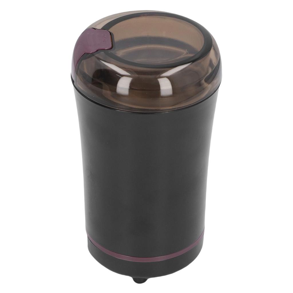Electric Coffee Grinder 304 Stainless Steel Cutter Coffee Mill Grounder with Safety Lock Lid 150W Portable
