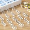 60pcs Adhesive Cable Clamps, Transparent Wire Brackets for Power Line Management, Cable Tissue Clamps for Walls And Under Tables