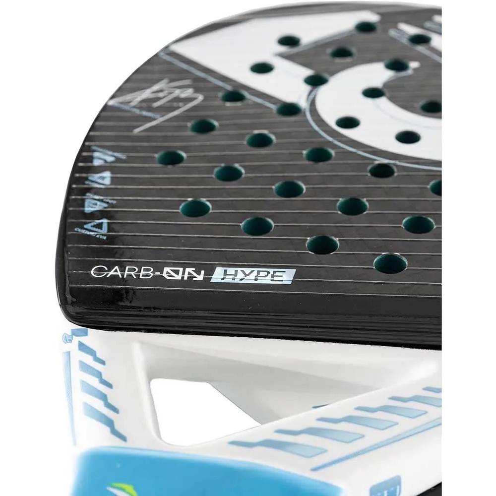 Lok carb-on hype padel racket diamond shape silver