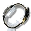 Used Hermes Clipper Combination Leather Belt Boys Men Women Watch HERMES Leather Belt White Dial Silver