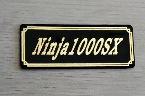 

QE-80-3 Ninja1000SX Black/Gold Original Sticker Ninja1000SX Side Cover Cowl Custom Exterior Tank Swing Arm Emblem Parts