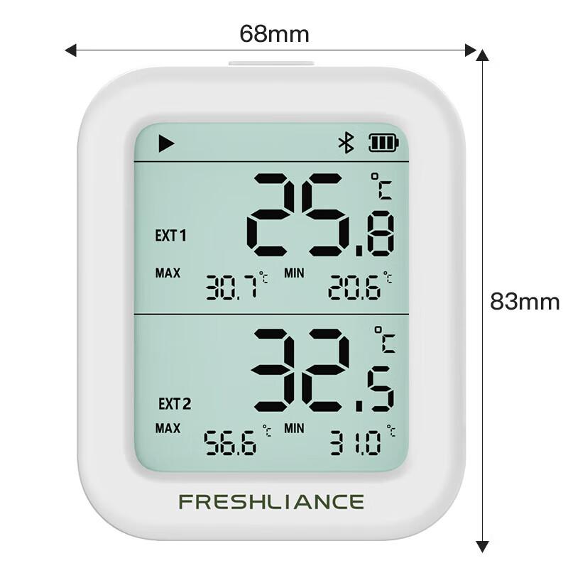 Registrador de Dados de Temperatura e Umidade Bluetooth BlueTag TH30R