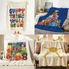 Illustrator N Nina D Dzyvulska Throw Flannel Throw Blanket Suitable for Sofa Living Room Bedroom