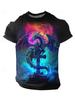 Summer Daily Casual 3D Dragon Print Men's T-shirt Men's Street T-shirt Outdoor Sports Short Sleeve Urban Fashion Men's T-shirt