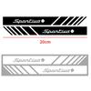UHNPV1 TFLGX1 2PCS Car Side Rearview Mirror Body Decoration Sticker Decal Styling For Alfa Romeo TZ3 Sportiva Stelvio 147 156 Auto Accessories