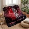 Coperta in Flanella Nottingham Forest FC con Testo Nome Personalizzato Logo Calcio Coperta in Pile Personalizzata Regalo Speciale per Divano Camera da Letto Casa