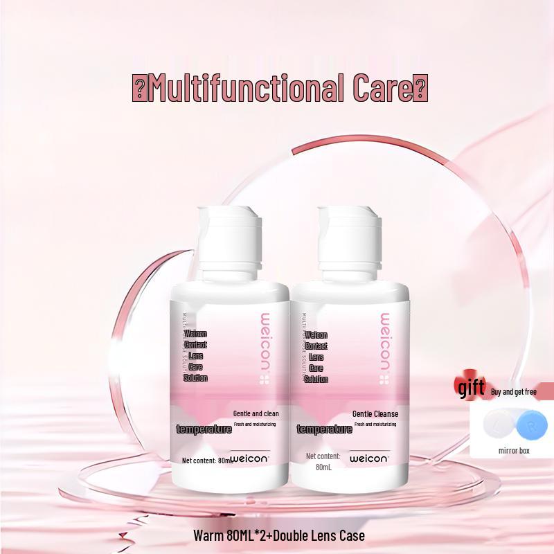 ვეიკანგ ჩენსი ფერადი კონტაქტური ლინზების ხსნარი ქალებისთვის - მიოპიის მოვლა, ხელმისაწვდომია დიდ და პატარა ბოთლებში