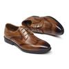 Fashion Genuine Leather Brogues Men Platform Shoes Fashion Brown Causal Business Leather Shoes Man Luxury Wedding Shoe Chaussure Homme