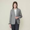 BCBG Gingham Linen Jacket B6m4j126
