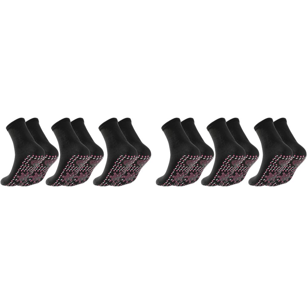 3 Pary/Zestaw Unisex Zimowe Ciepłe Samonagrzewające Skarpety Zdrowotne Ulgę w Bólu Outdoor Antyzimowe Termiczne Podkolanówki Męskie/Damskie Outdoor