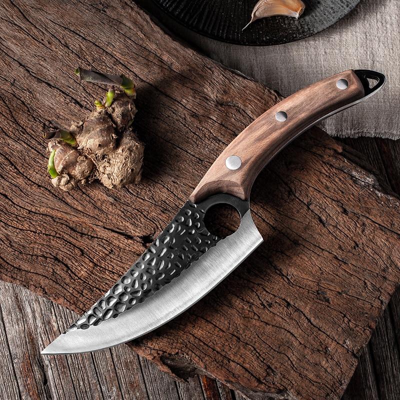 5.5 Inch Meat Cutting Tool Hunting Hand-forged Boning Knife Serbian Stainless Steel Kitchen Tool