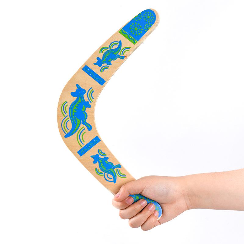 

Children s V-Shaped Wooden Boomerang for Outdoor Sports
