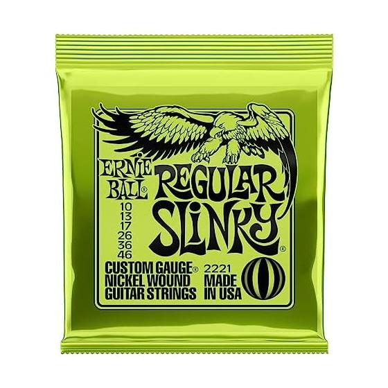 ERNIE BALL Ernie Ball Струны для электрогитары REGULAR SLINKY 2221 Regular Slinky (10-46)