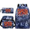 "¡VAMOS ESPAÑA" Spain Themed 3Pc Backpack Set Boy Girl Student Fashion Mini Crossbody Bag and Pencil Case Suit Unisex Mochilas