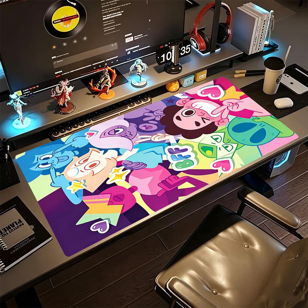 Steven Universe Large Mouse Pad Desk Mat HD Print Desk Pad Non-Slip Rubber Bottom Computer Desk Office Decoration Accessory