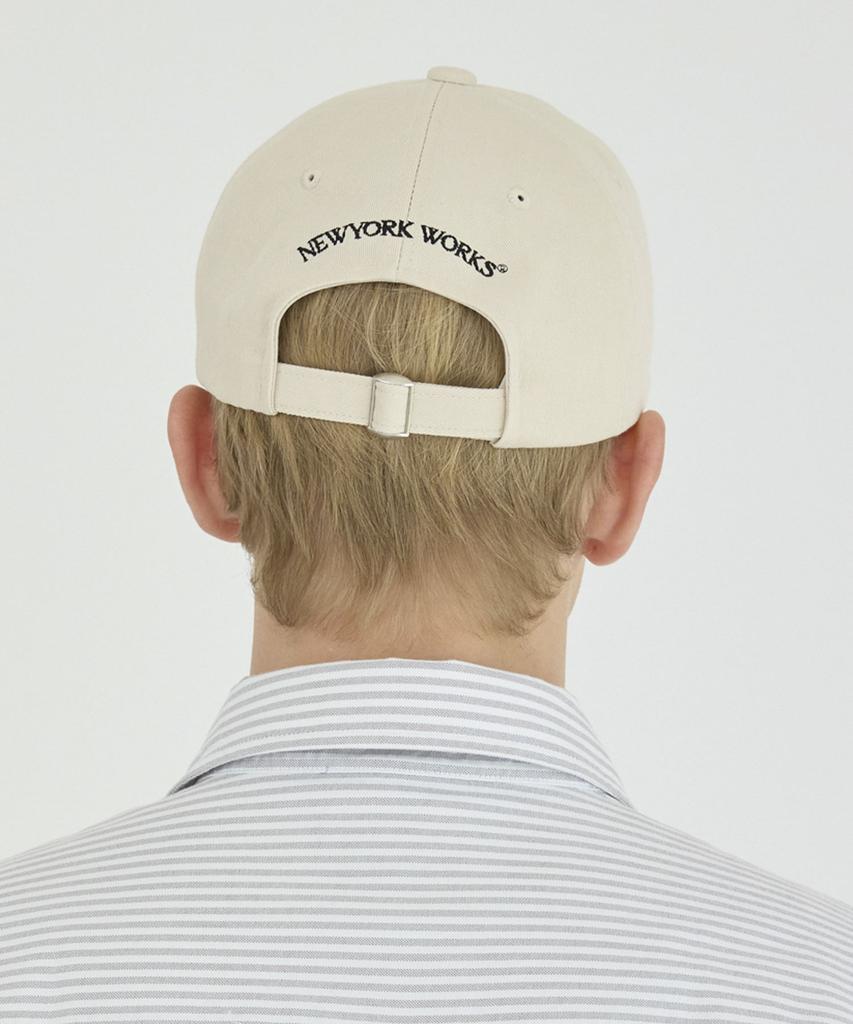 Nyuyogwogseu Mix Logo Ball Cap_ Beige