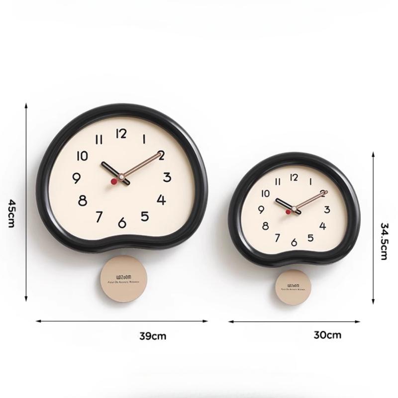 Aesthetic Wall Clocks Pendulum Clock Living Room Large Quartz Hanging Watch Household Modern Luxury Elegant Watches Decoration