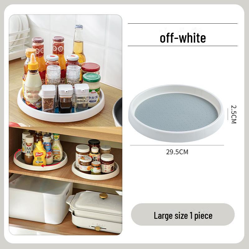 

Вращающаяся полка для кухонных специй и туалетных принадлежностей Large серый