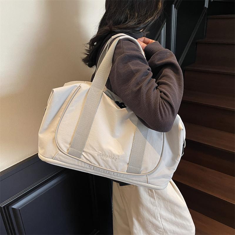 Extensible Yoga Fitness Bag Women's Travel Bag Lightweight Outdoor Canvas Storage Bag